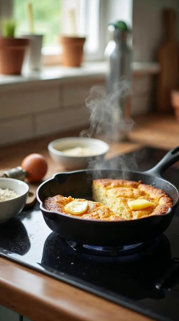 Pão low carb em 5 minutos: quentinho na frigideira