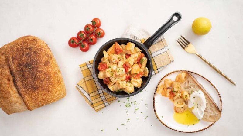 Pão de frigideira para dieta: pronto em 5 min e leve!