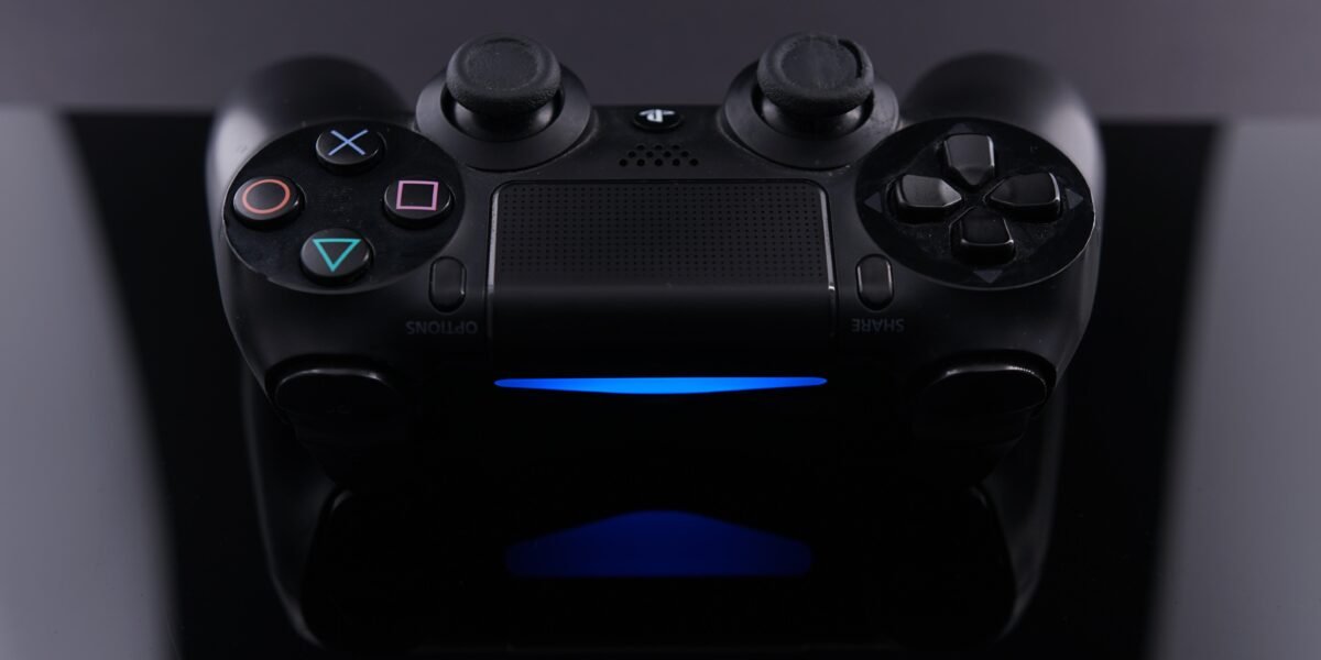 Controle Sem Fio Joystick Bluetooth Para Ps4 Videogame