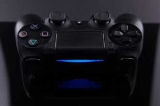 Controle Sem Fio Joystick Bluetooth Para Ps4 Videogame