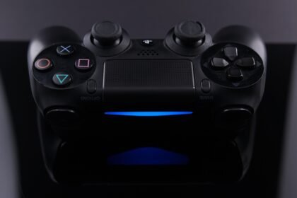 Controle Sem Fio Joystick Bluetooth Para Ps4 Videogame