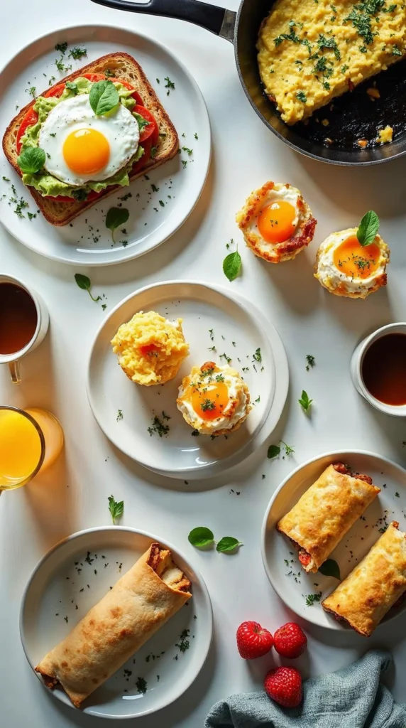 Café da manhã com ovo: 7 ideias em 10 minutos