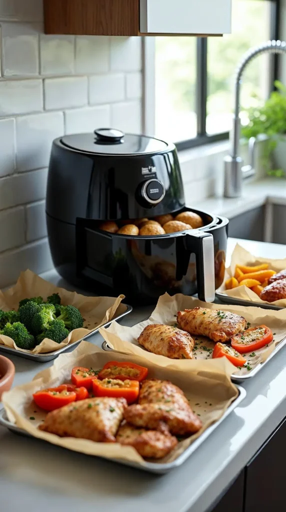 Jantar em 20 min na air fryer: 5 ideias sem louça
