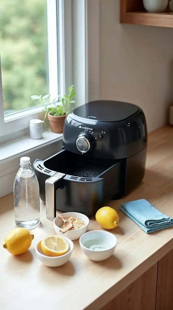 Air fryer limpinha em 7 truques rápidos